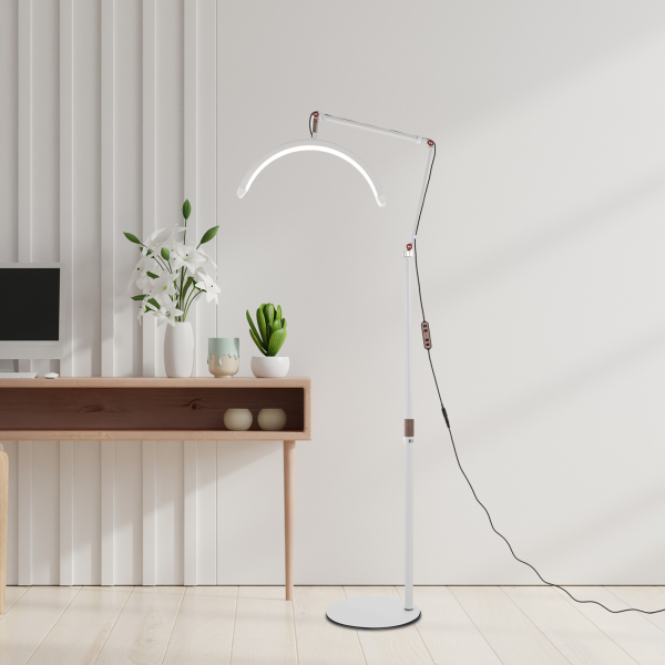 Half Moon Led Light Crescent-shaped Light Eyelash LED Floor Light Estheticians Light Facialist for Lash Extension Lighting