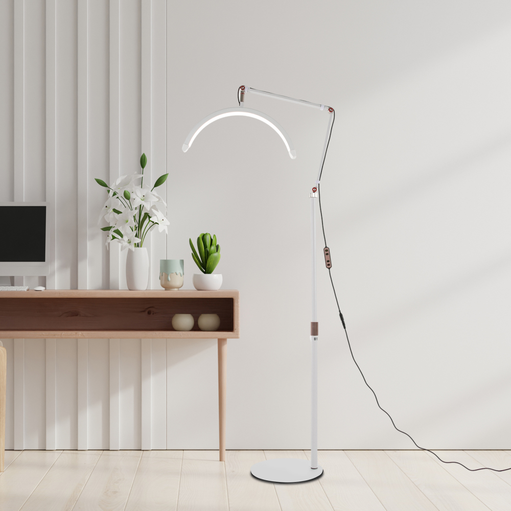 Calluses Lighting Half Moon Led Light Crescent-shaped Light Eyelash LED Floor Light ...