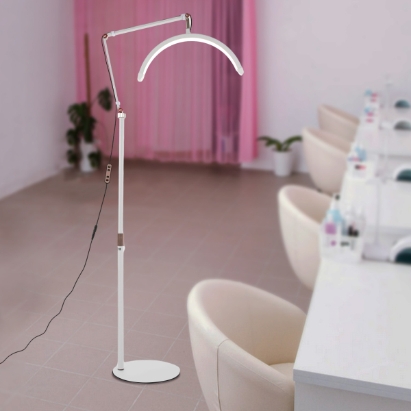 Half Moon Led Light Crescent-shaped Light Eyelash LED Floor Light Estheticians Light Facialist for Lash Extension Lighting