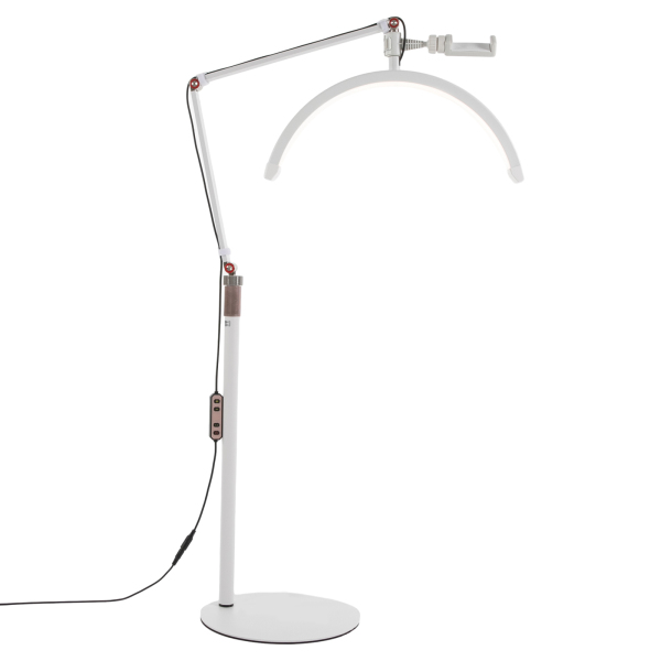 Half Moon Led Light Crescent-shaped Light Eyelash LED Floor Light Estheticians Light Facialist for Lash Extension Lighting