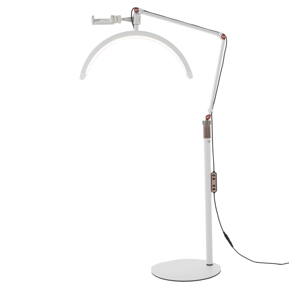 Half Moon Led Light Crescent-shaped Light Eyelash LED Floor Light Estheticians Light Facialist for Lash Extension Lighting