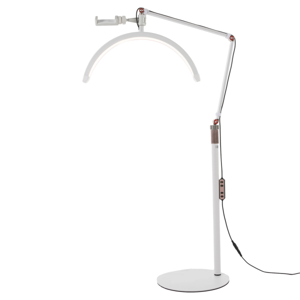 Half Moon Led Light Crescent-shaped Light Eyelash LED Floor Light Estheticians Light Facialist for Lash Extension Lighting
