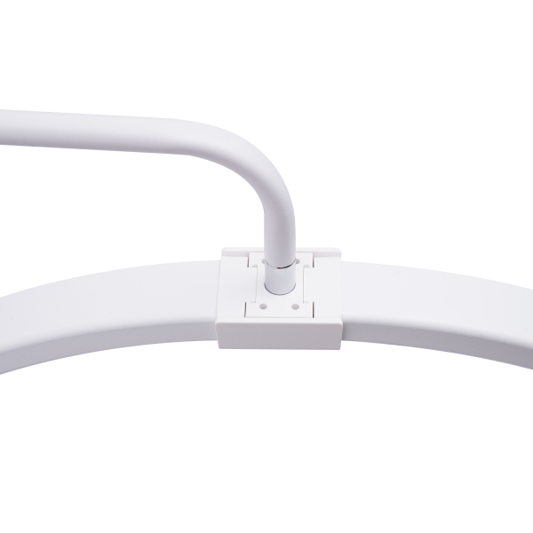 Eyelash LED Floor Light Half Moon Lamp for Lash Extension Lighting for Beauty Skincare Lashes Eyebrows Filming Content Creation White