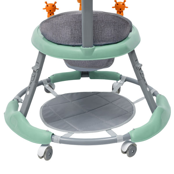 Upgrade Baby Walker Stroller Play Activity Music Kids Ride On Toy Car Adjustable green