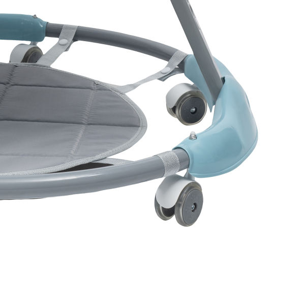 Upgrade Baby Walker Stroller Play Activity Music Kids Ride On Toy Car Adjustable blue