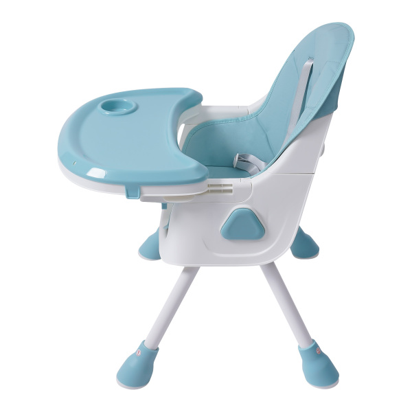 Baby High Chair, 2-in-1 High Chair for Babies and Toddlers with Footrest, Removable Double Tray,(Green)