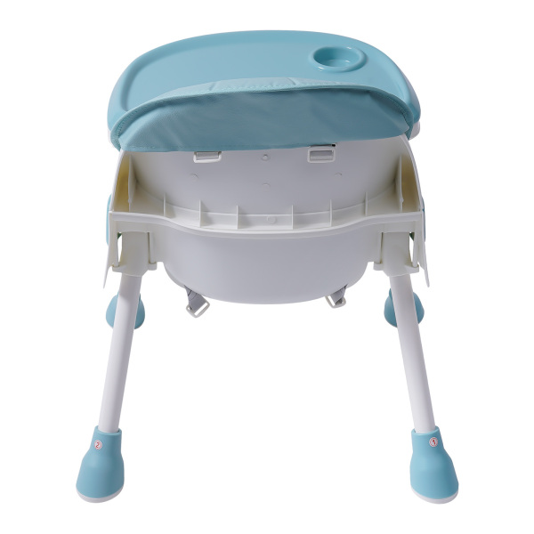 Baby High Chair, 2-in-1 High Chair for Babies and Toddlers with Footrest, Removable Double Tray,(Green)