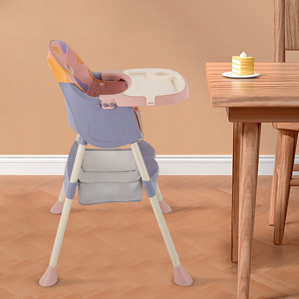 High Chair Toddler Eating Feeding Table Booster Seat-pink High Chair Toddler Eating Feeding Table Booster Seat-pink