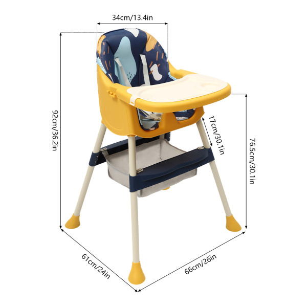High Chair Toddler Eating Feeding Table Booster Seat