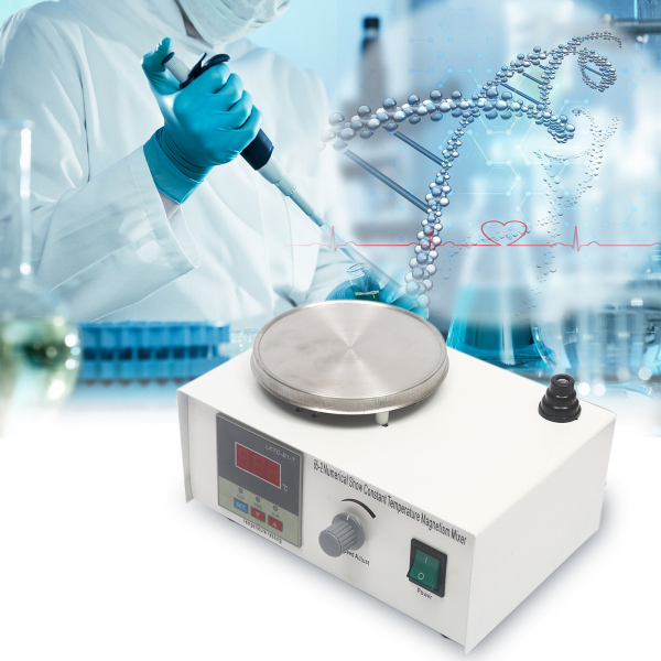 220V Magnetic Stirrer Mixer Machine w/ Heating Hot Plate Laboratory 1000ML