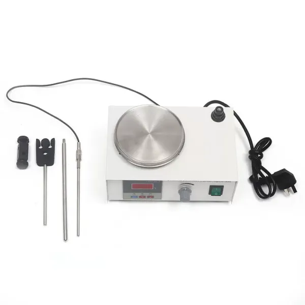 220V Magnetic Stirrer Mixer Machine w/ Heating Hot Plate Laboratory 1000ML