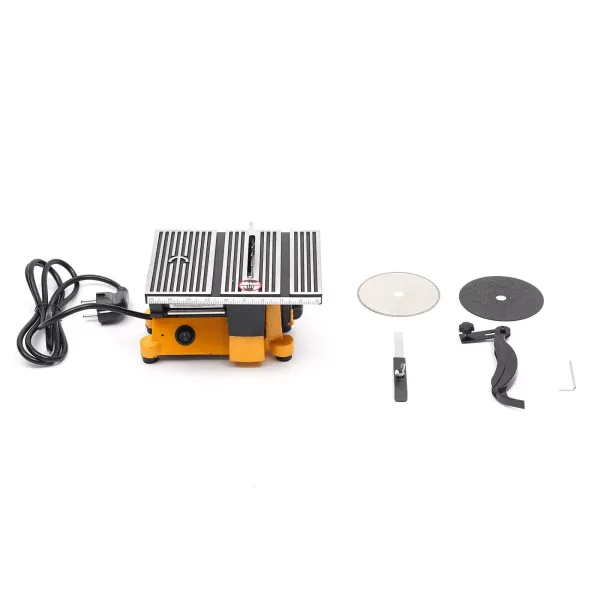 Mini Table Saw Cutter Bench Top Cutter 4" Saw Blades DIY Wood Saw Cutting Tool 4500RPM