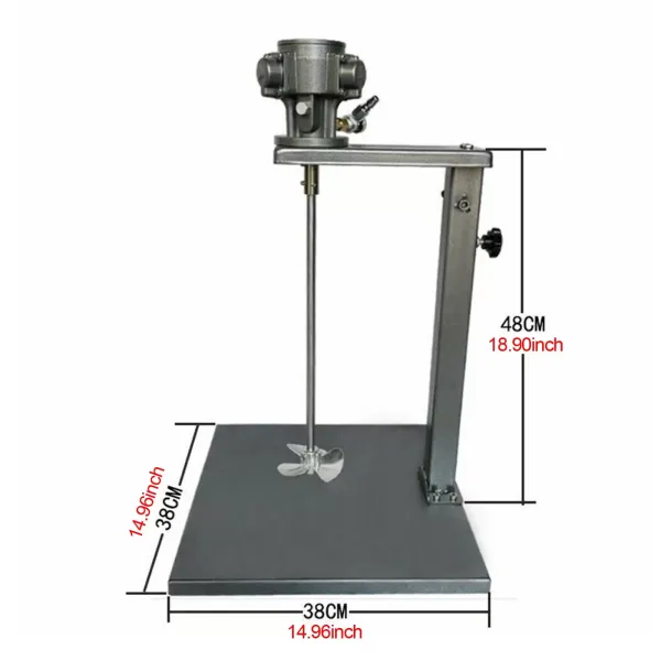 Pneumatic Paint Mixer Machine Ink Coating Mixing Stirring Agitator 5 Gallon