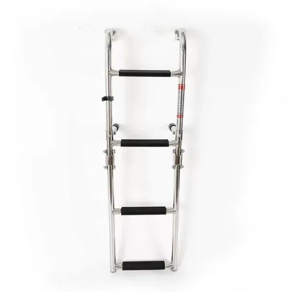4 Steps Boat Ladder Telescoping Folding Swim Inboard Marine Stainless Steel Foldable 4 Steps Boat Ladder Telescoping Folding Swim Inboard Marine Stainless Steel Foldable