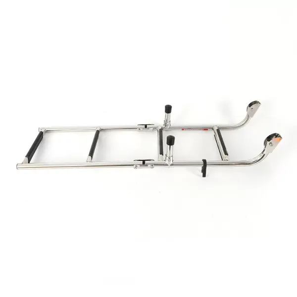 4 Steps Boat Ladder Telescoping Folding Swim Inboard Marine Stainless Steel Foldable 4 Steps Boat Ladder Telescoping Folding Swim Inboard Marine Stainless Steel Foldable