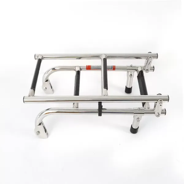 4 Steps Boat Ladder Telescoping Folding Swim Inboard Marine Stainless Steel Foldable 4 Steps Boat Ladder Telescoping Folding Swim Inboard Marine Stainless Steel Foldable