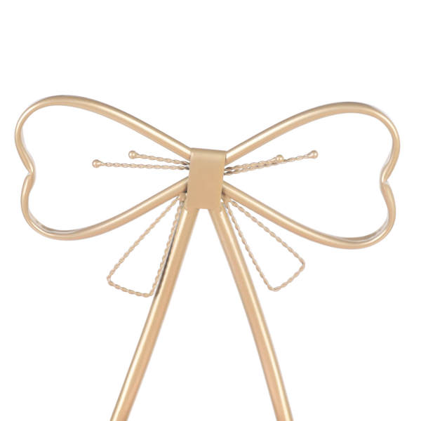 Deep Pink & Gold A-Style Butterfly Chair, Vanity Stool, Comfortable Seating - 165.35 lbs Capacity