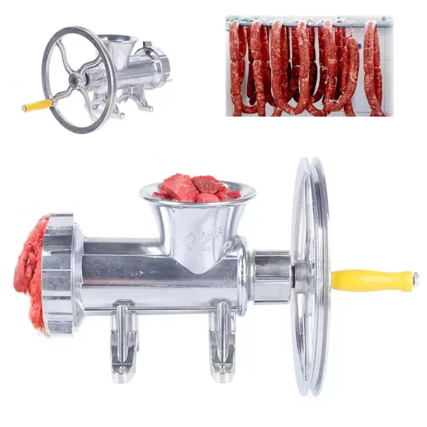 Kitchen Manual Meat Grinder Sausage Stuffer Mincer Food Shredder Filling Machine