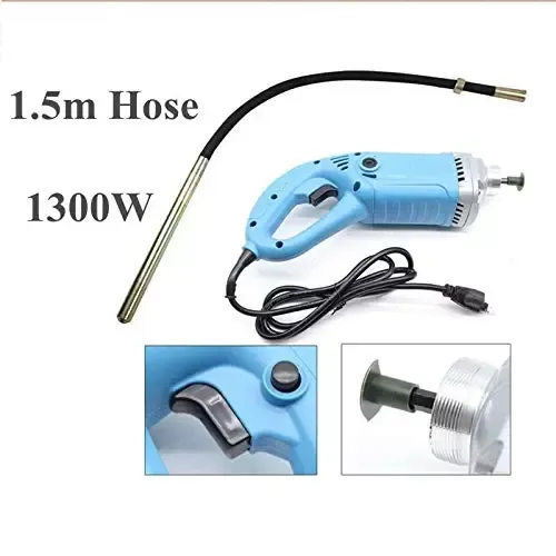 1300W Electric Concrete Vibrator Needle 35mm Ruber 1.8HP Motor Cement Construct 1300W Electric Concrete Vibrator Needle 35mm Ruber 1.8HP Motor Cement Construct