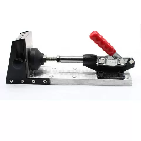 Can be quickly clamped to a bench or attached permanently.