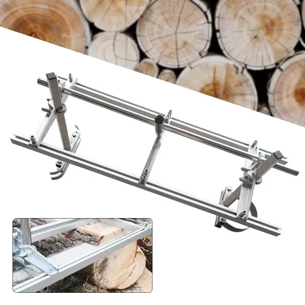 Portable Chainsaw Mill Sawmill Attachment Boards Log Planking Lumber Cutting 14" - 24"