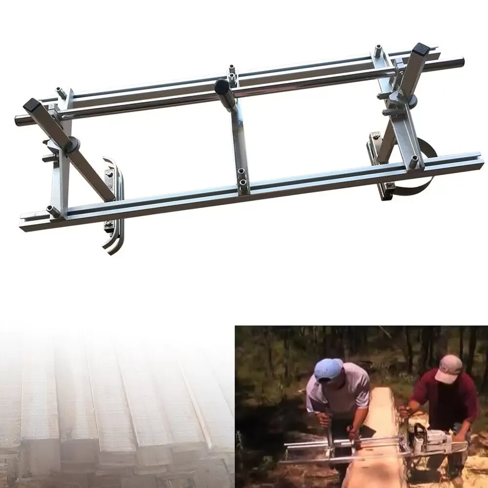 Portable Chainsaw Mill Sawmill Attachment Boards Log Planking Lumber Cutting 14" - 24"