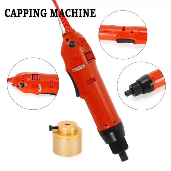 220V Electric Capping Machine Bottle Screw Capper Sealer Machine Handheld