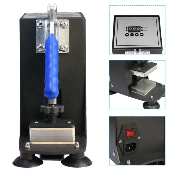 Portable 2x3" Heat Press Machine Solventless Oil Extraction Dual Heat Plate Portable 2x3" Heat Press Machine Solventless Oil Extraction Dual Heat Plate