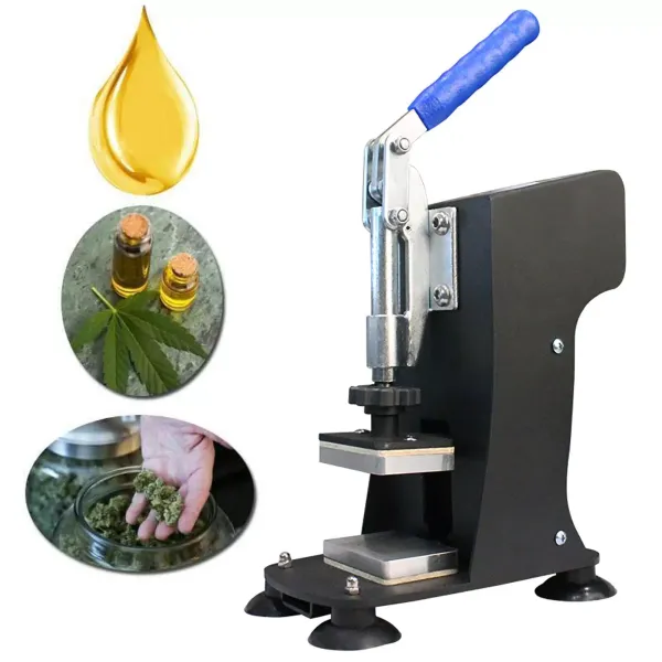 Portable 2x3" Heat Press Machine Solventless Oil Extraction Dual Heat Plate