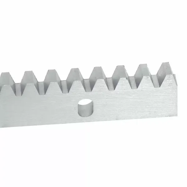 6 Pieces Electric Slide Gate Opener Rail Racks Heavy Duty Waterproof Tracks Metal-Reinforced Gear Racks