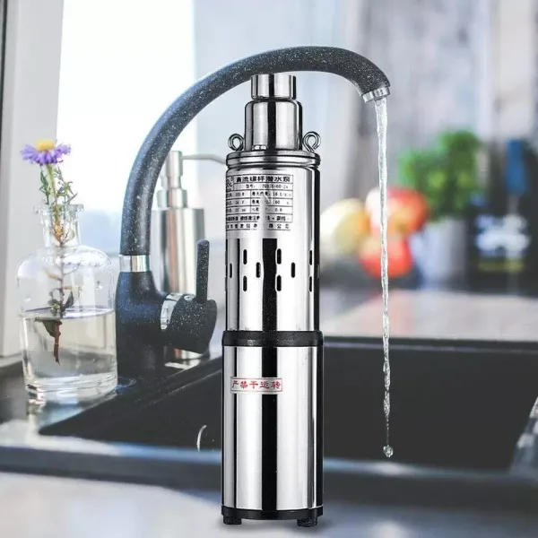 FlyHero Ultra Quiet Lift 30M 16L/min Submersible Solar Water Pump Deep Well DC 24V 200W