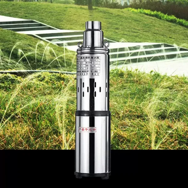 FlyHero Ultra Quiet Lift 30M 16L/min Submersible Solar Water Pump Deep Well DC 24V 200W