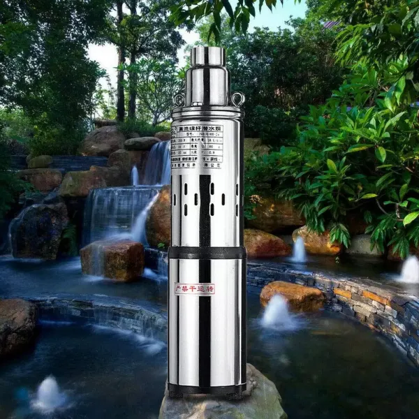 FlyHero Ultra Quiet Lift 30M 16L/min Submersible Solar Water Pump Deep Well DC 24V 200W