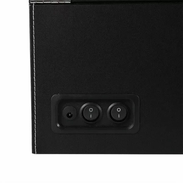 4+6 Automatic Watch Display Box Storage Case Black Smooth Opening Hinged Lid Clear Viewing Window 4+6 Automatic Watch Display Box Storage Case Black Smooth Opening Hinged Lid Clear Viewing Window