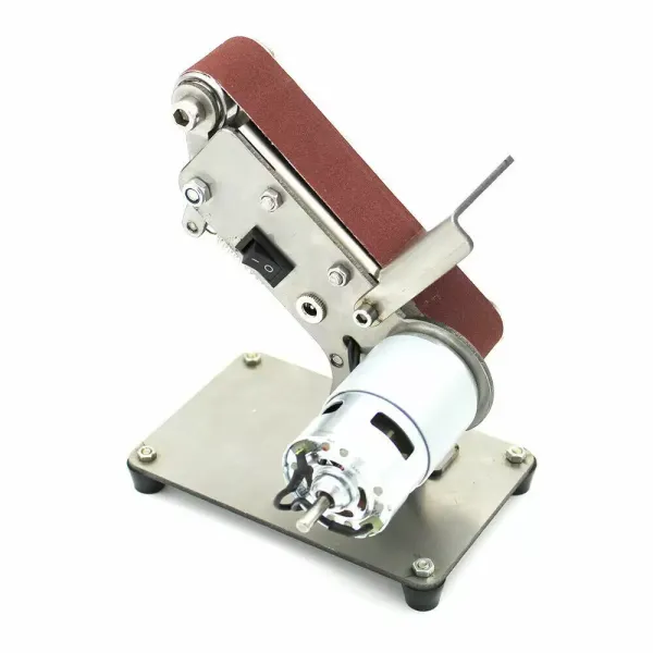300W Electric Belt Sander Bench Grinder Buffer Sanding Linisher Polishing Machine