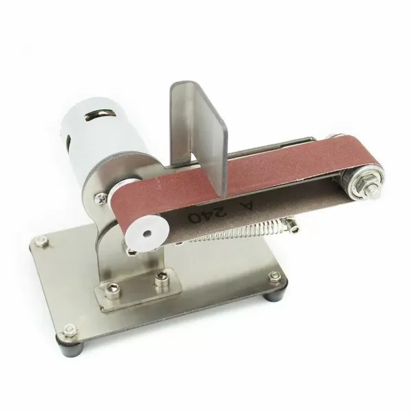 300W Electric Belt Sander Bench Grinder Buffer Sanding Linisher Polishing Machine