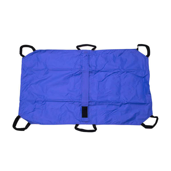 Blue Nylon Anti-Bite Pet Stretcher, Pet Rescue Carrier, Portable Pet Lifter - 132.27lb Capacity, Foldable & Comfortable