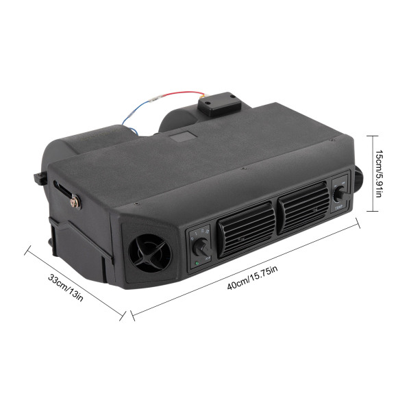 12V A/C Underdash Evaporator, with Mounting Brackets and Drain Hose & T, GDAE10 3 Speed Blower Switch