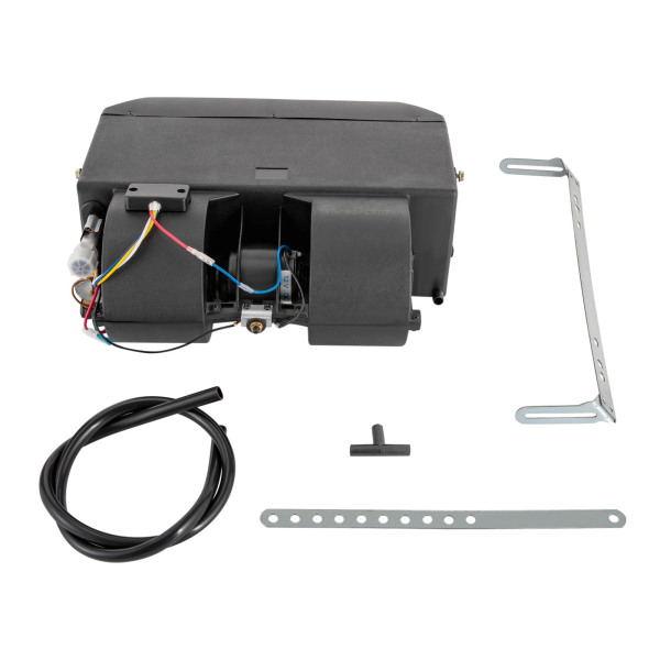 12V A/C Underdash Evaporator, with Mounting Brackets and Drain Hose & T, GDAE10 3 Speed Blower Switch
