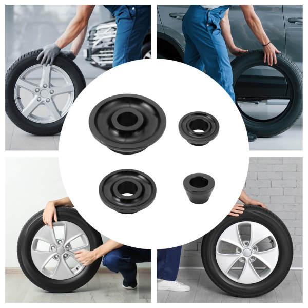 Wheel Balancer Cone, 4pcs Tire Balancing Machine Cones Set #45 Steel Wheel Balancer Standard Taper Cones Kit for 36MM Shaft