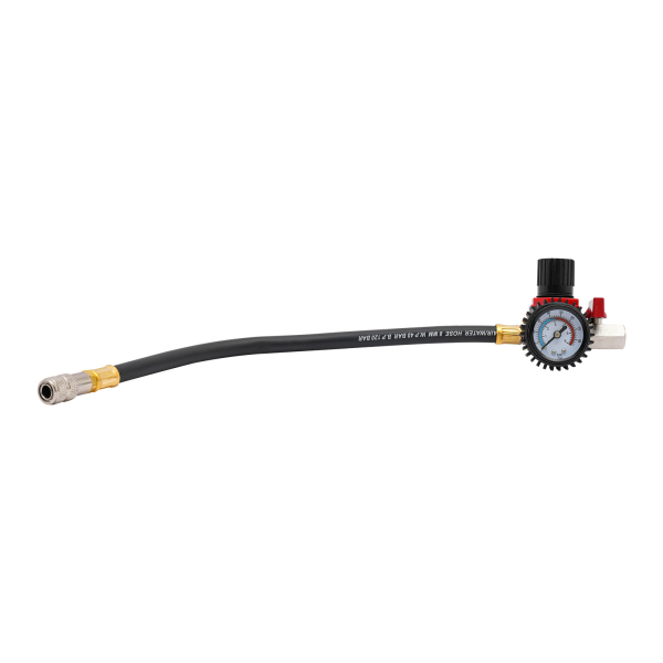 9 Pcs Turbo System Leakage Tester Turbocharger Air Pressure Boost Leak Test Kit Wide Adaptability with Long Hose Pressure Release Valve