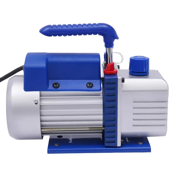 For R134a AC Manifold Gauge A/C Refrigeration Kit Tools 1/4 HP 3CFM Vacuum Pump
