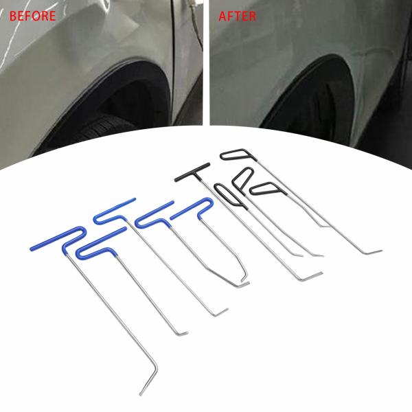 Dent Rods Kit, Paintless Dent Removal Rods, Dent Repair Rods Ausbeulstangen-Kit, Ausbeulstangen für die lackierfreie Dellenentfernung, Dellenreparaturstangen Dent Rods Kit, Paintless Dent Removal Rods, Dent Repair Rods Ausbeulstangen-Kit, Ausbeulstangen für die lackierfreie Dellenentfernung, Dellenreparaturstangen