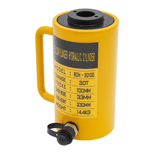 Hydraulic Cylinder Jack 30Ton, Hollow Hydraulic Cylinder 4Inch, Hollow Single Acting Hydraulic Cylinder