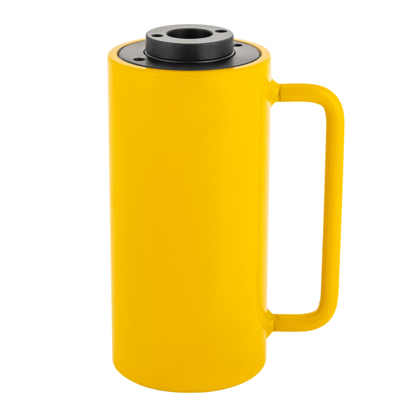 20T 4in Hydraulic Cylinder Jack RCH-20100 Hydraulic Jack Yellow Hydraulic Jack Made of High-quality #45 Steel for Electric Power the Chemical Industry