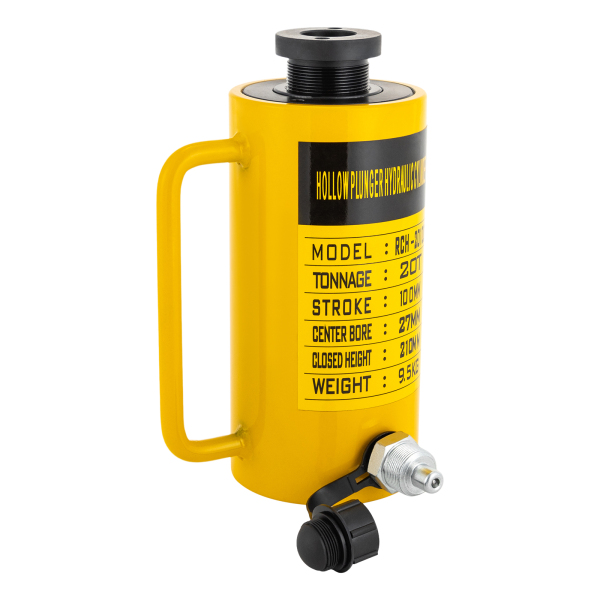 20T 4in Hydraulic Cylinder Jack RCH-20100 Hydraulic Jack Yellow Hydraulic Jack Made of High-quality #45 Steel for Electric Power the Chemical Industry 20T 4in Hydraulic Cylinder Jack RCH-20100 Hydraulic Jack Yellow Hydraulic Jack Made of High-quality #45 Steel for Electric Power the Chemical Industry