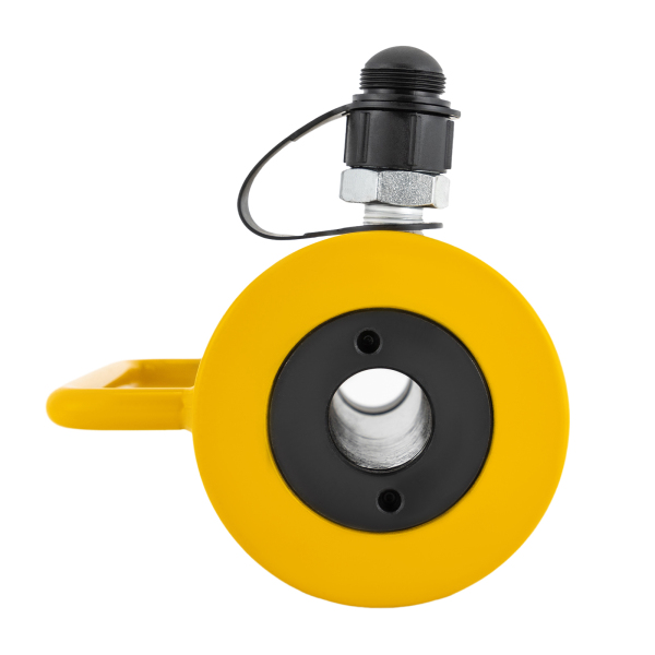 20T 4in Hydraulic Cylinder Jack RCH-20100 Hydraulic Jack Yellow Hydraulic Jack Made of High-quality #45 Steel for Electric Power the Chemical Industry