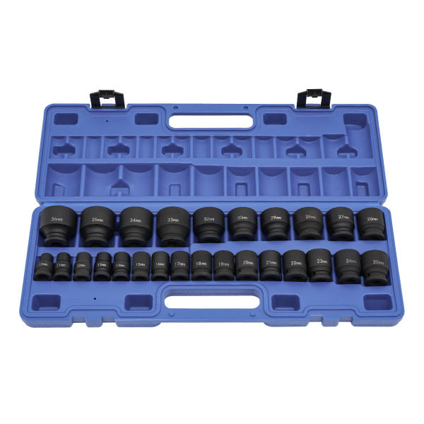 Drive Metric Impact Socket Set, 1/2" Impact Socket, Impact Socket Set Brand New, Sockets Set 1/2 Inch Drive for Automotive Maintenance