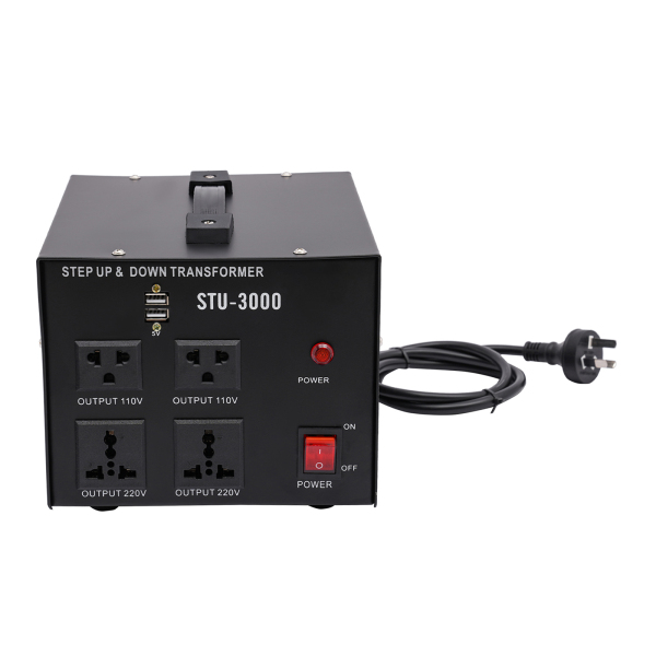 2400W Step Up/Down Transformer, 110/200/220/240V to 110/220V Voltage Converter, Heavy Duty Step Up/Down Transformer