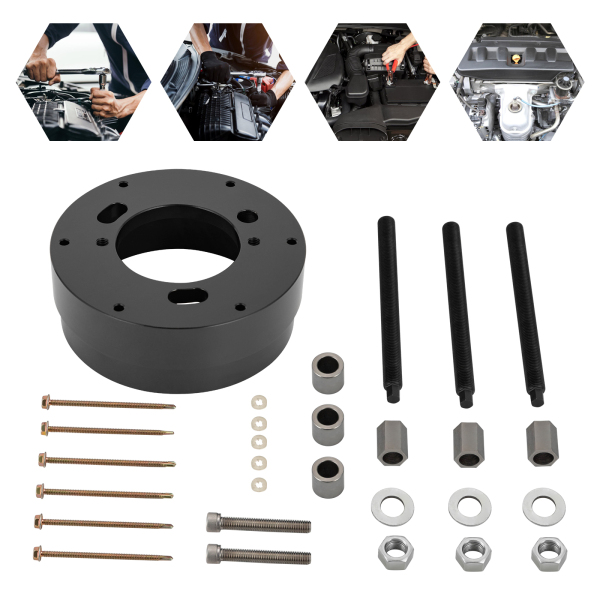 Crankshaft Front Seal & Wear Sleeve Remove Install Tool Crankshaft Seal/Wear Sleeve Installer Crankshaft Seal Wear Sleeve Removal Tool Crankshaft Front Seal & Wear Sleeve Remove Install Tool Crankshaft Seal/Wear Sleeve Installer Crankshaft Seal Wear Sleeve Removal Tool